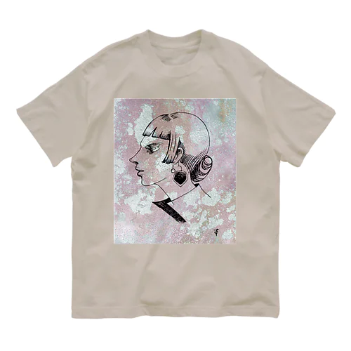 ピンクアメジストの横顔 Organic Cotton T-Shirt