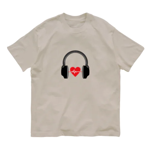 BEAT ON HEART オーガニックコットンTシャツ
