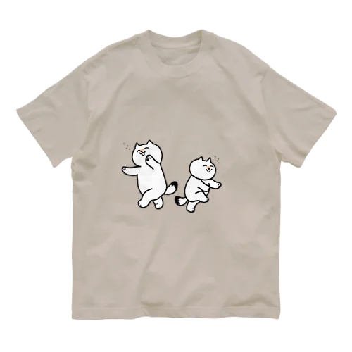 酔いどれにゃん子 Organic Cotton T-Shirt