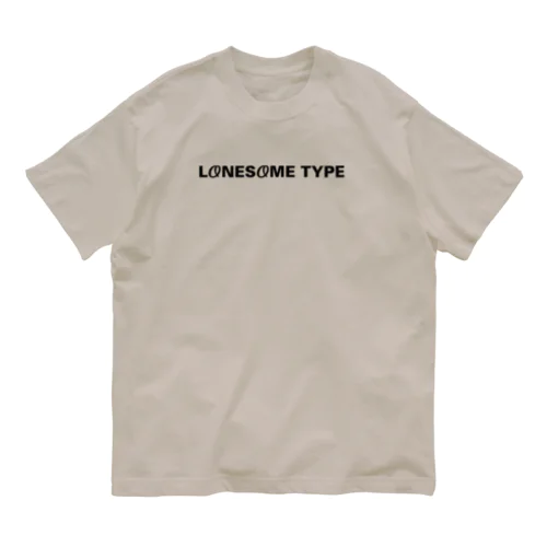 LONESOME TYPE (BLACK) オーガニックコットンTシャツ