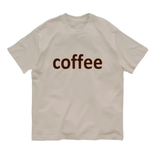 coffee オーガニックコットンTシャツ