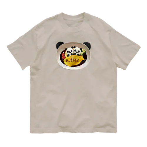 ツインハヤシライス オーガニックコットンTシャツ