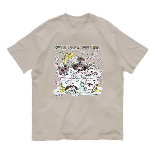 お風呂で遊ぼ Organic Cotton T-Shirt