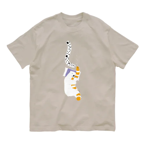 眠りシロクマ オーガニックコットンTシャツ