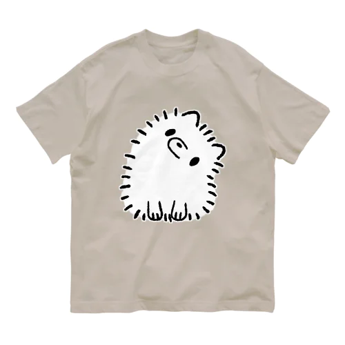 こくびをかしげるポメちゃん オーガニックコットンTシャツ