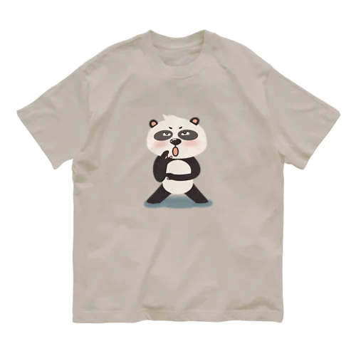 かなでパンダ オーガニックコットンTシャツ