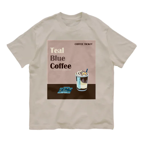 Coffee frappe オーガニックコットンTシャツ