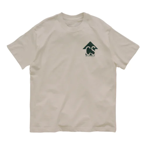CSロゴ 유기농 코튼 티셔츠