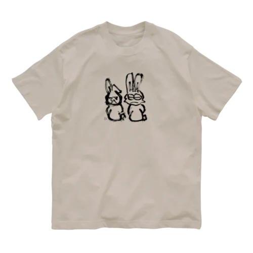 やさぐれ兎 Organic Cotton T-Shirt