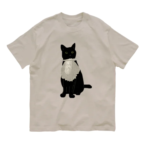 ゴシックな猫2 オーガニックコットンTシャツ