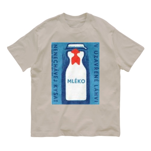 チェコ　ミルク Organic Cotton T-Shirt