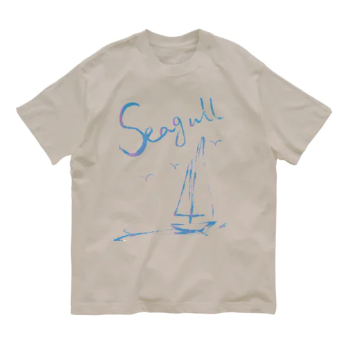 seagull グラデ Organic Cotton T-Shirt