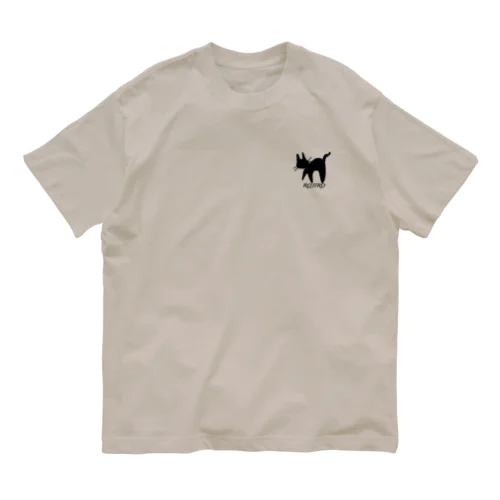 ROJIROロゴ入り　忍び足BLK Organic Cotton T-Shirt