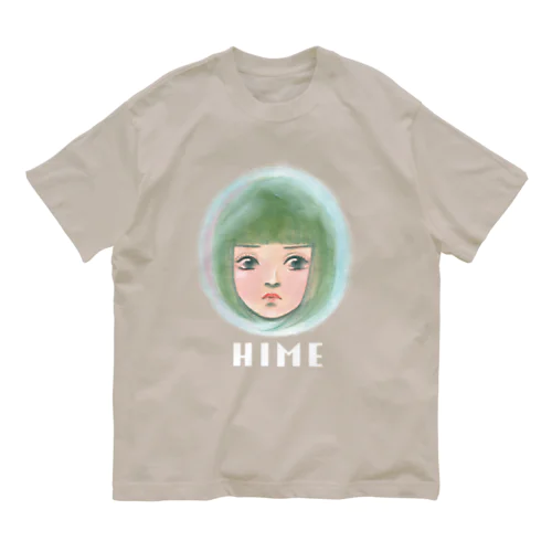 花のあすか組！姫 濃色 Organic Cotton T-Shirt