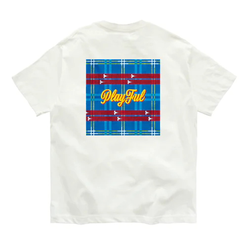 琉球絣 オーガニックコットンTシャツ