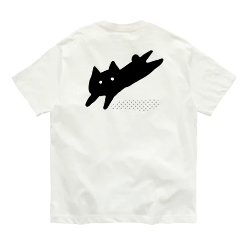 黒猫ちゃん改良版 オーガニックコットンTシャツ