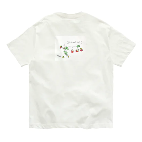 ストロベリー オーガニックコットンTシャツ