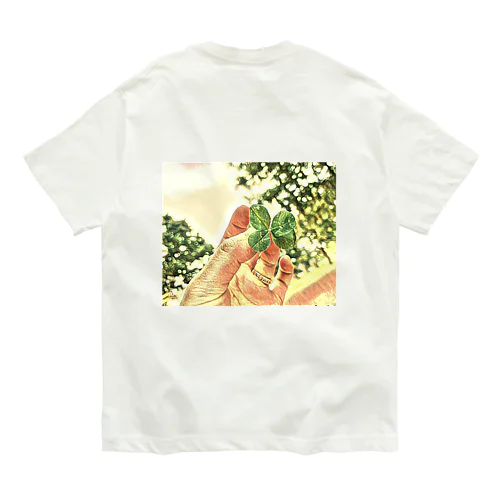 四葉のクローバー Organic Cotton T-Shirt