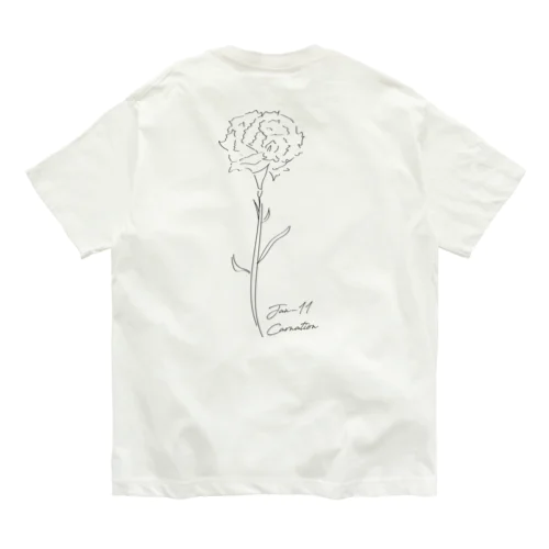 1月11日_Carnation オーガニックコットンTシャツ