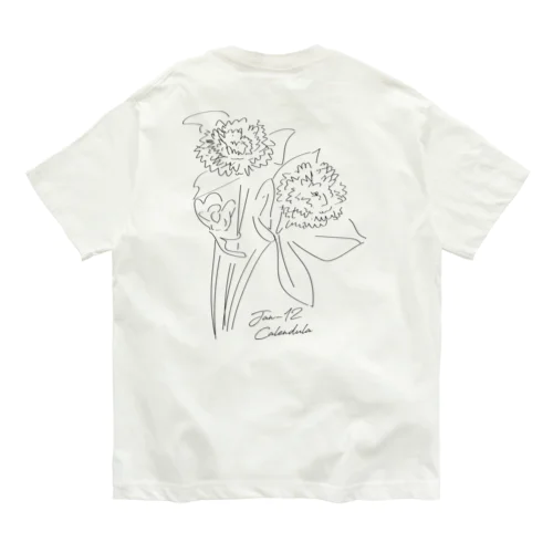 1月12日_Calendula オーガニックコットンTシャツ