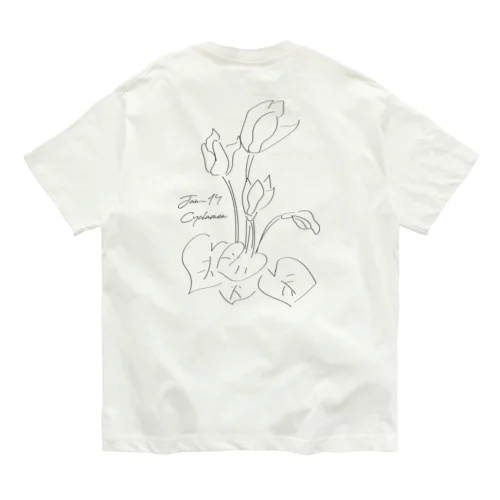 1月14日_Cyclamen オーガニックコットンTシャツ