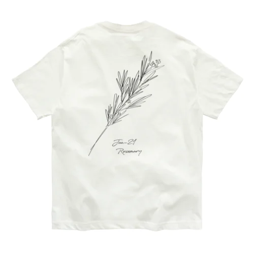 1月21日_Rosemary オーガニックコットンTシャツ