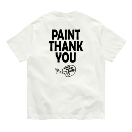 Paint Thankyou オーガニックコットンTシャツ