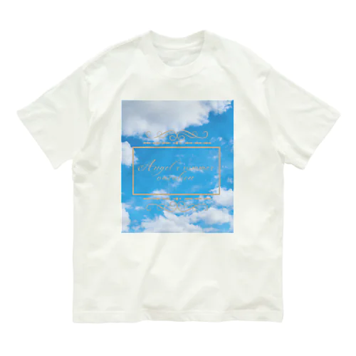 ପ天使の夏休みଓ青空旅行 オーガニックコットンTシャツ