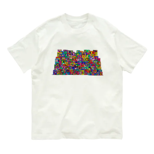 カラフルビルのまち Organic Cotton T-Shirt