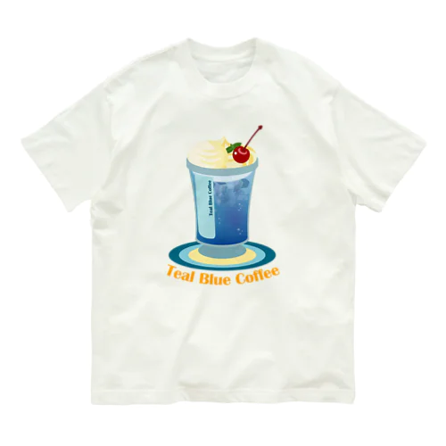 Teal Blue Hawaii オーガニックコットンTシャツ