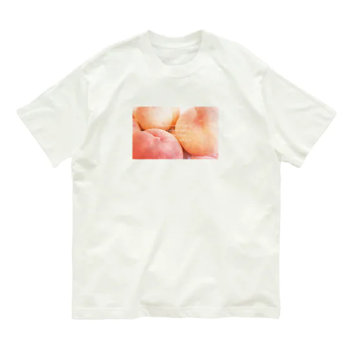 peach cotton - Tshirt [juicy]  Organic Cotton T-Shirt