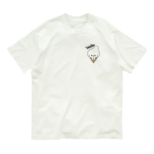 ビションフリーゼ　フワモコちゃん Organic Cotton T-Shirt