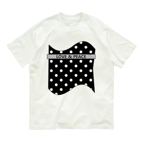 DOT（Love&Peace） オーガニックコットンTシャツ