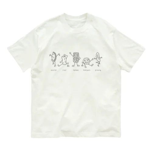 揚げ物戦隊! ゴレンガン!! （インドネシア） オーガニックコットンTシャツ