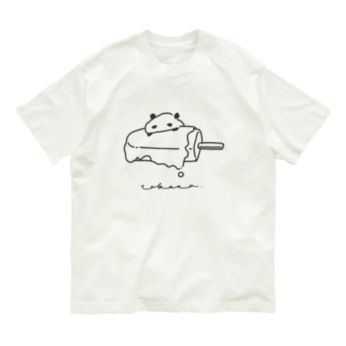 とけたぱんだ オーガニックコットンTシャツ