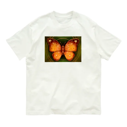 地の星蝶 オーガニックコットンTシャツ