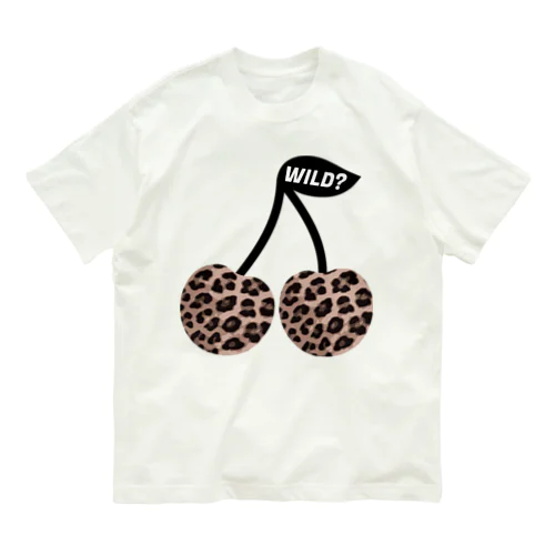 CHERRY（WILD A） Organic Cotton T-Shirt