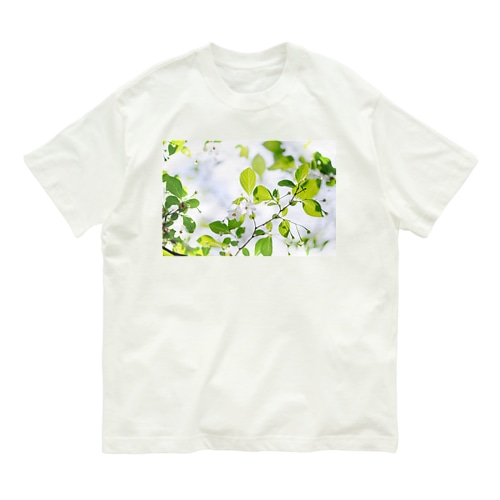 癒しの風景（エゴノキ） Organic Cotton T-Shirt