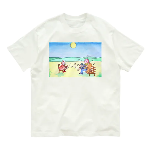 「ピピのつばさ」ピピの音楽会 Organic Cotton T-Shirt