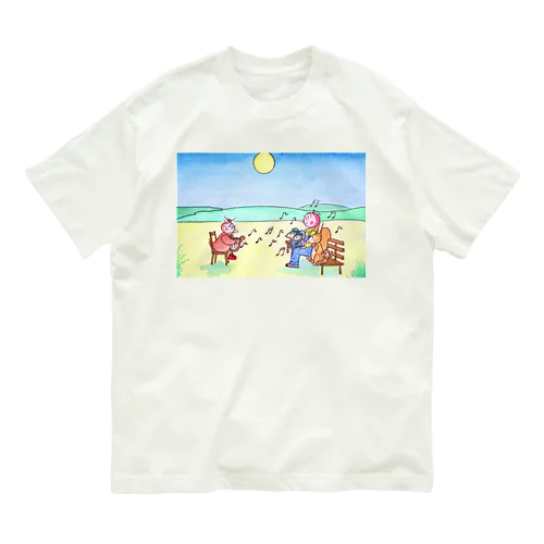 「ピピのつばさ」ピピの音楽会 オーガニックコットンTシャツ