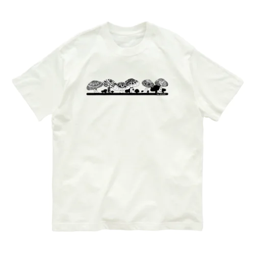 きのこ好き Organic Cotton T-Shirt