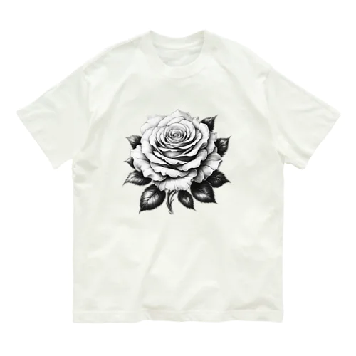 エターナル・ペタル: 時を超えた薔薇 Organic Cotton T-Shirt