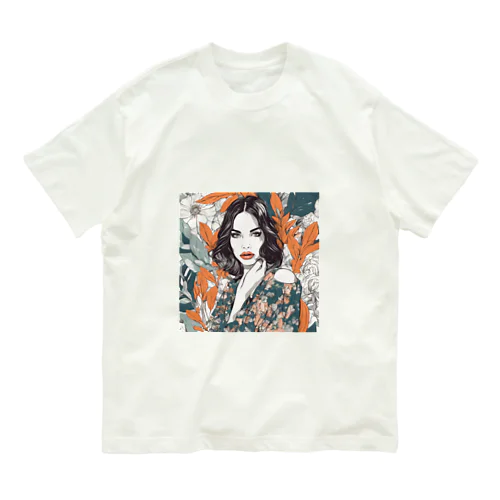 大人かわいい女性パート２ Organic Cotton T-Shirt