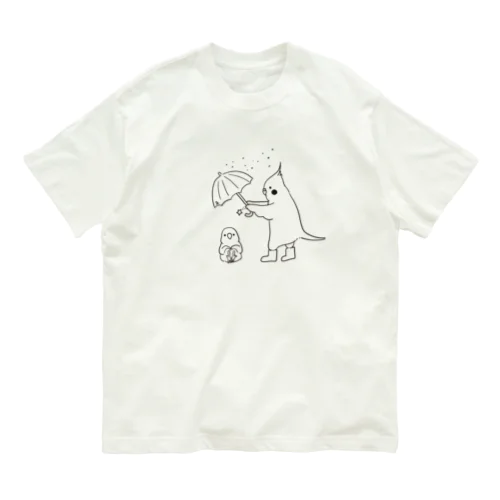 傘、どうぞ オーガニックコットンTシャツ