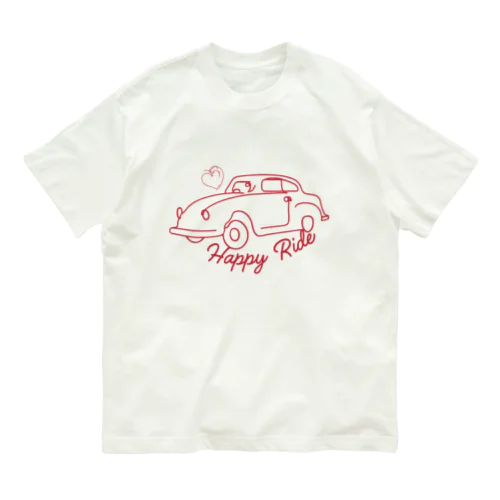 Happy Ride オーガニックコットンTシャツ