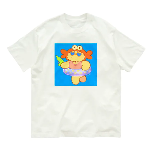 かにいぬくん〜SUMMER〜 オーガニックコットンTシャツ