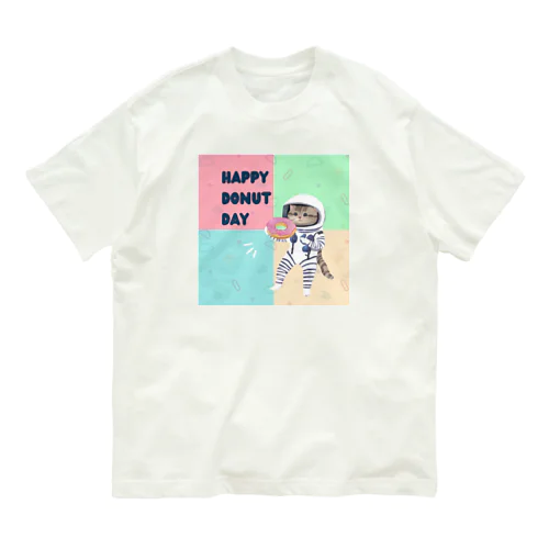 HAPPY DONUT DAY オーガニックコットンTシャツ