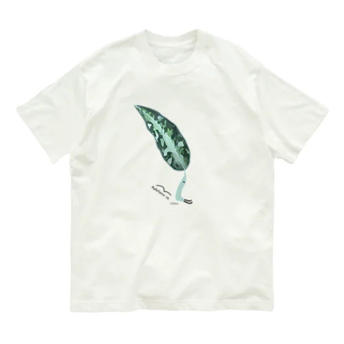 アグラオネマのアグラ太郎sp. オーガニックコットンTシャツ