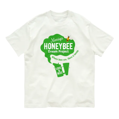 ミツバチプロジェクト・グリーンB オーガニックコットンTシャツ