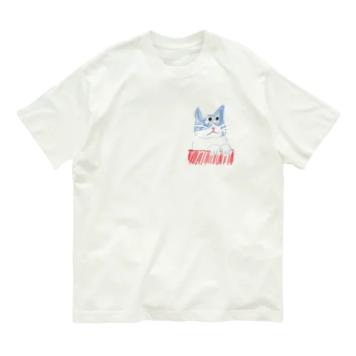 NyankoPawPaw (SMALL) オーガニックコットンTシャツ
